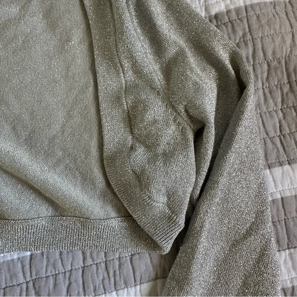 Express Vintage Y2K Silver Gray Bolero Top Cover Up S Crop